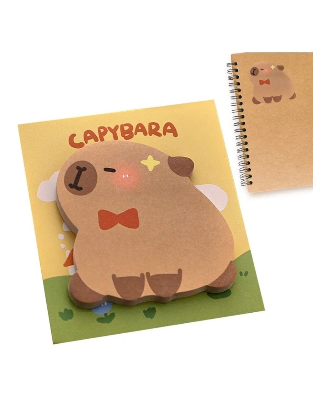 2/$10 Capybara Brown Notepad Set Style 4